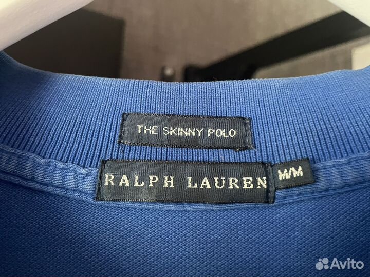 Поло ralph lauren синее