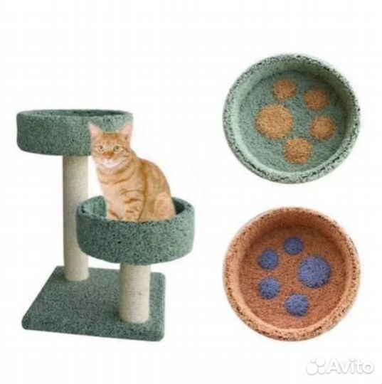 Когтеточка пушок ковролин. двойная лапа