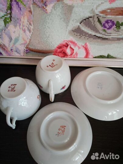Вербилки фарфор посуда 50-60г.г