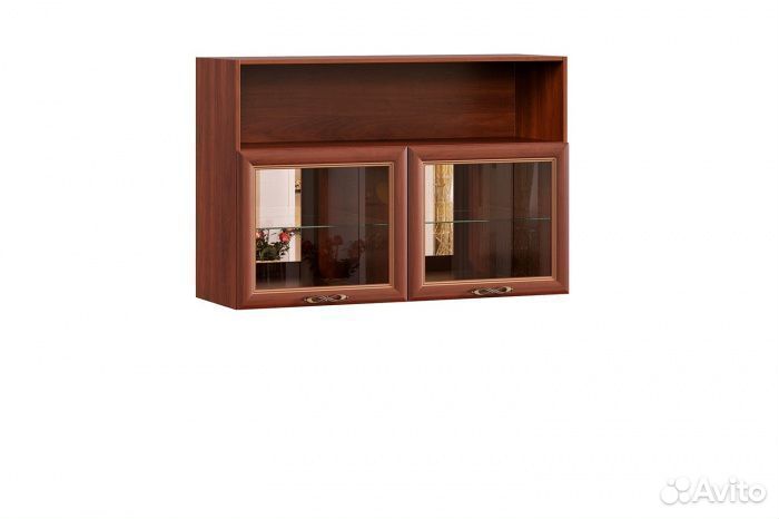 Шкаф навесной Александрия (Орех)