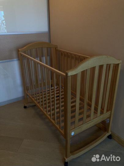 Детская кроваткаиз бука Кубаньлесстрой Лилия Люкс