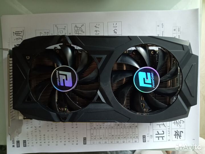Видеокарта rx580 8gb Red Dragon Powercolor