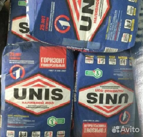 Наливной пол юнис 20 кг