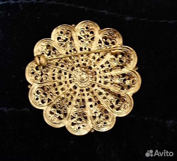 Винтажная брошь 