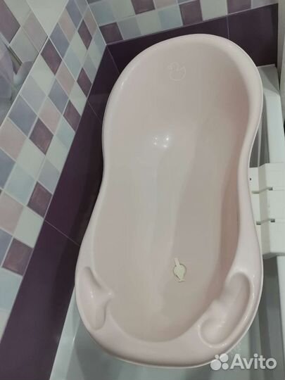 Ванночка для купания, 102см с отливом