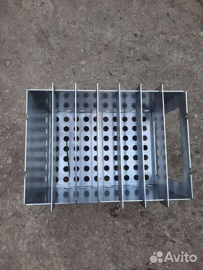 Печка-щепочница из нержавейки 1.5 мм