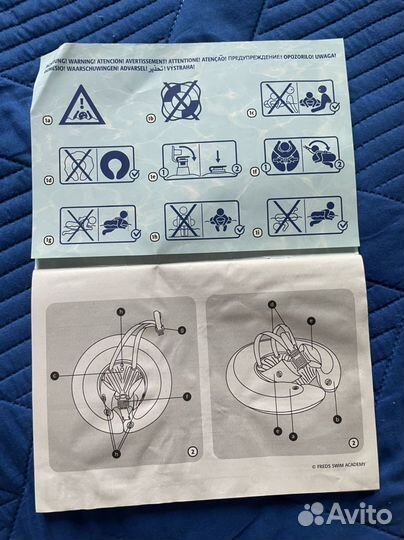 Обучающий плавать круг Swimtrainer на вес 15-30 кг