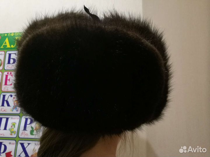 Норковая шапка мужская