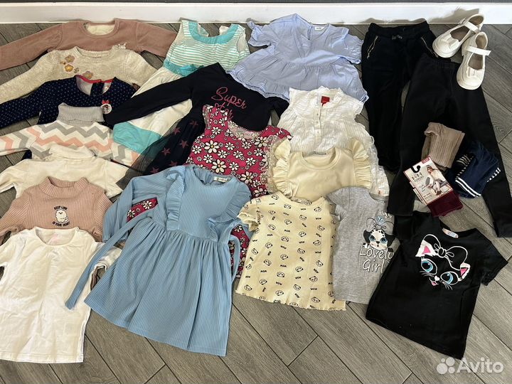 Пакет вещей на девочку 104- 110