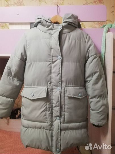 Зимний пуховик - пальто для девочки