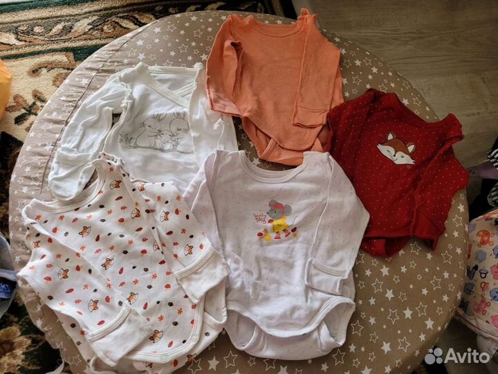 Детские вещи для девочки с 0+ и до 3х мес пакетом