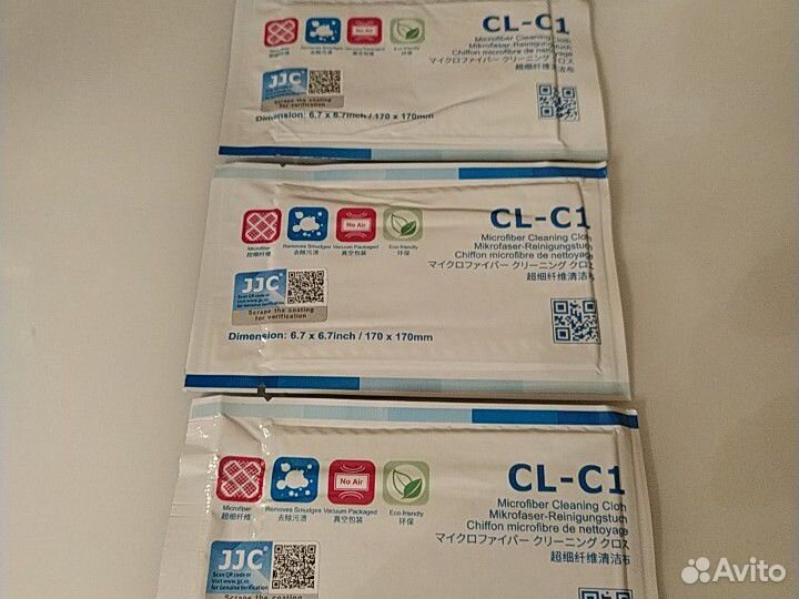 Салфетки для цифровой техники JJC (микрофибра)