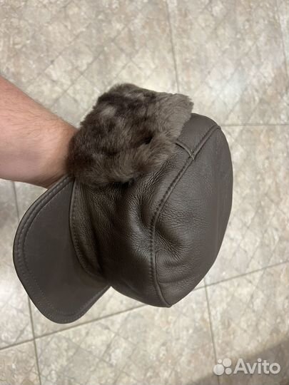 Мужская меховая кепка