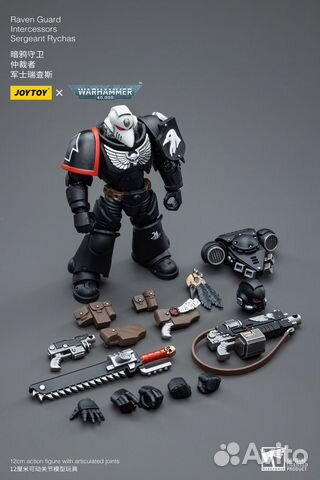 Joytoy Warhammer 40k (Raven Guard Sergeant Rychas)