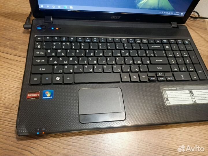 Ноутбук Aspire 5552 /AMD Athlon II P340/250GB/3GB