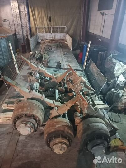 Оси прицепа маз