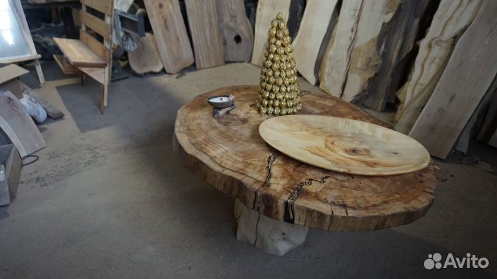 Блюдо тарелка из дерева, новая