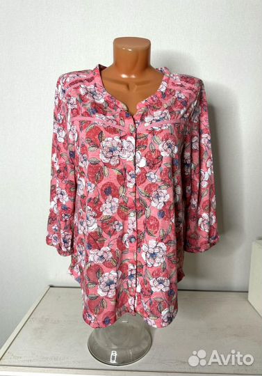 Блузка 52р. Трикотаж. Англия uk18