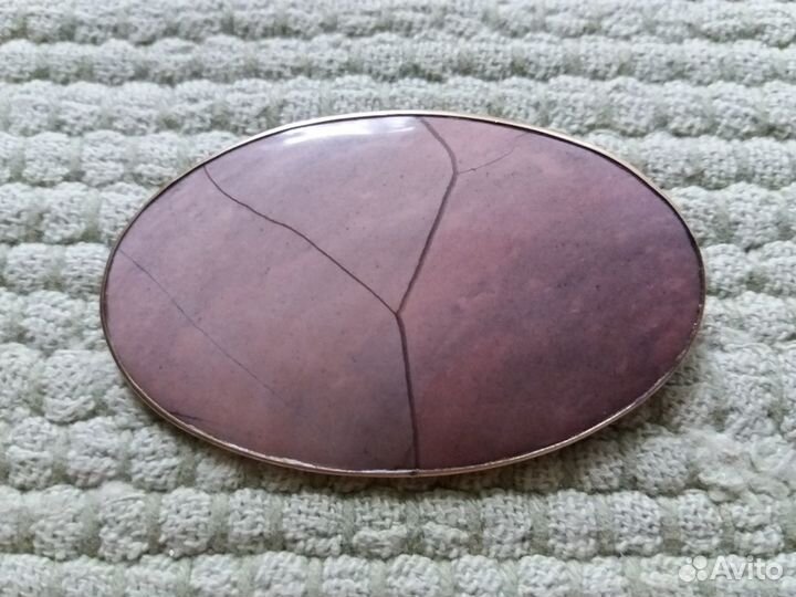 Брошь родонит винтаж