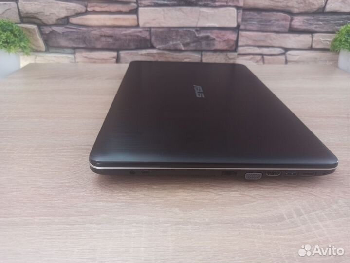 Мощный офисный ноутбук Asus 4gb/ssd/hdd 1000gb