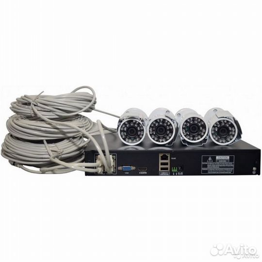 Комплект AHD-видеонаблюдения Fiesta X-4 BSS 3.6 AH