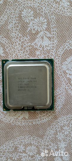 Процессор intel core 2 duo e8400 3000 мгц