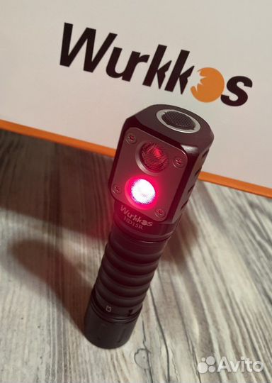Налобный фонарь Wurkkos HD15R+аккумулятор