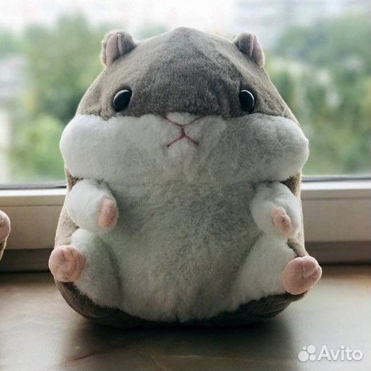 Мягкая игрушка Хомяк 3в1 (Плед, подушка, игрушка)