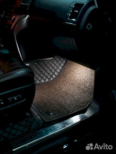 3D коврики из экокожи BMW