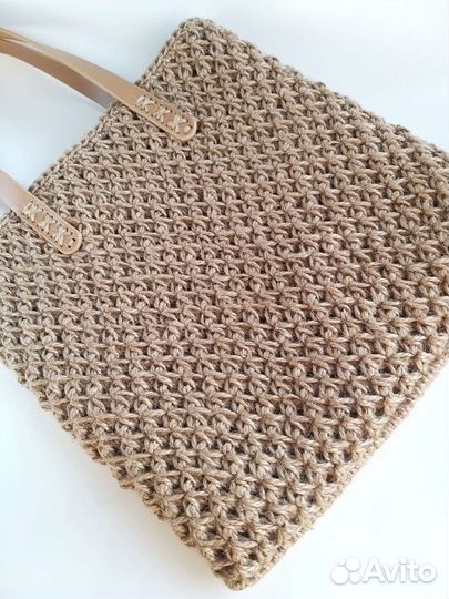 Шопер сумка джут