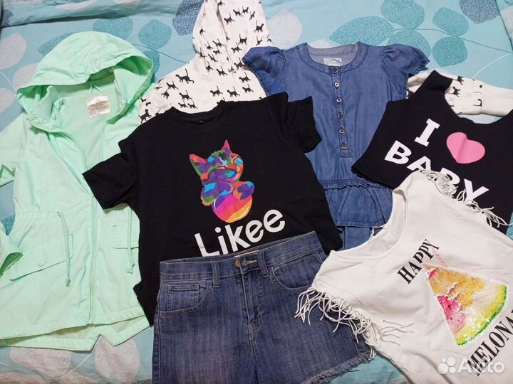 Вещи пакетом для девочки 152