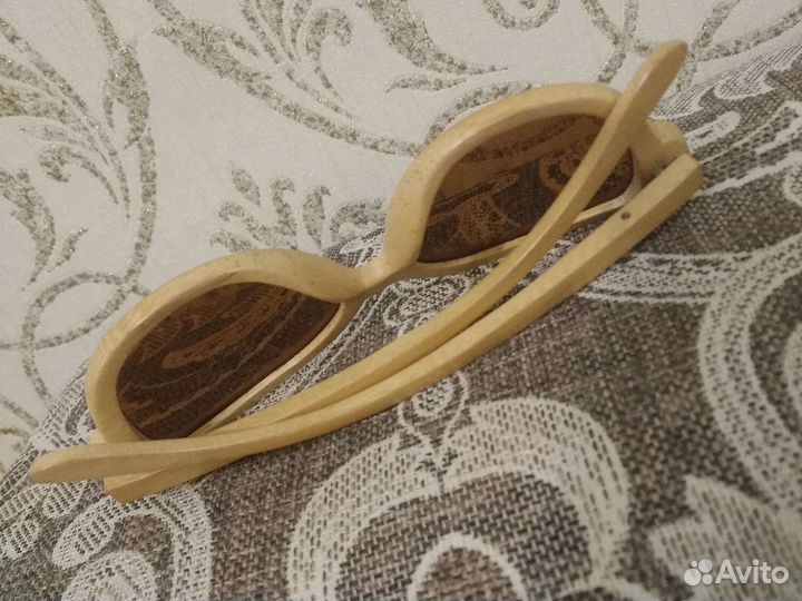 Очки бамбук солнцезащитные