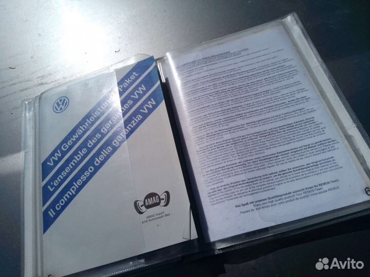 Оригинальная книжка WV golf 3