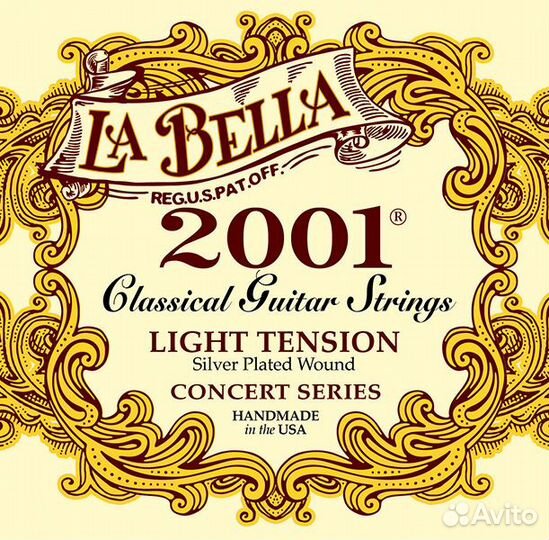 LA bella 2001 Light Tension струны
