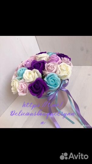 Мыльные розы) букеты из шоколада