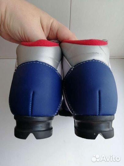 Лыжные ботинки детские, размер 32