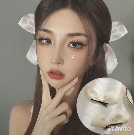 Заколки с бантиком