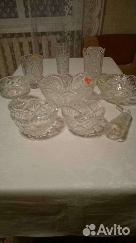 Изделия из хрусталя пр-во Красный гигант СССР