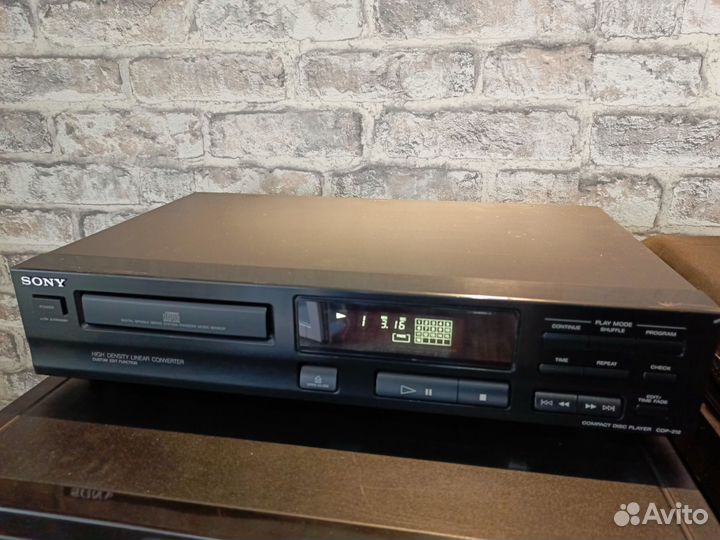 Cd проигрыватель sony cdp-212