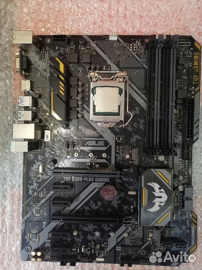 Asus TUF B360-plus gaming + Core i7-8700 (обмен)