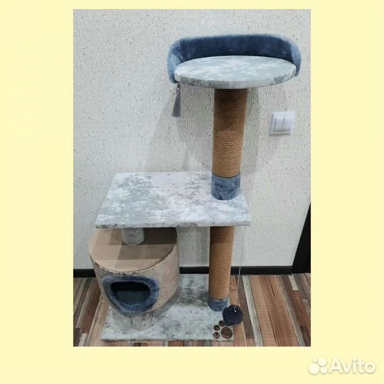 Домик для кошки с когтеточкой