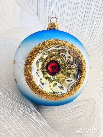 Елочные игрушки стекло фабрика Ёлочка «Прожектор»