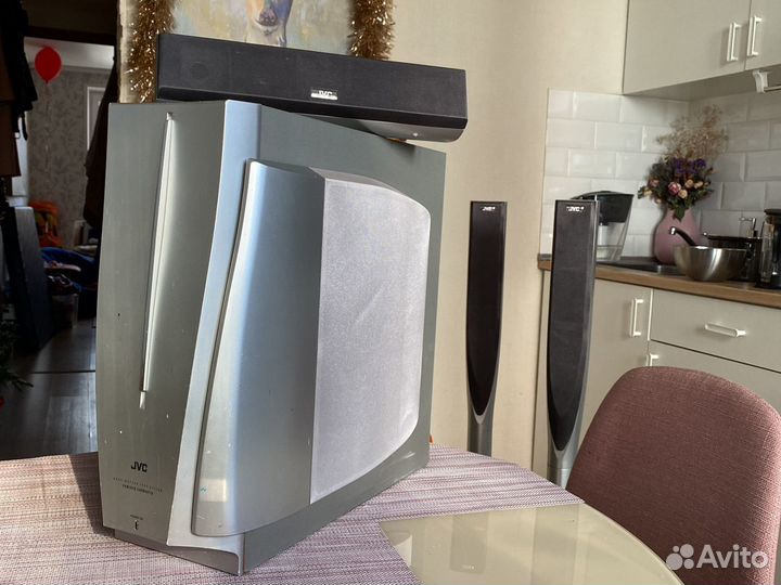 Саб+ 3 колонки JVC по 140 ватт Hi-fi Japan