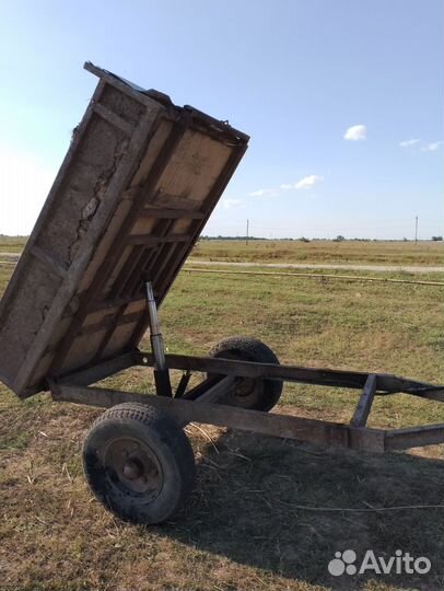 Прицеп самосвал на трактор, а также станок