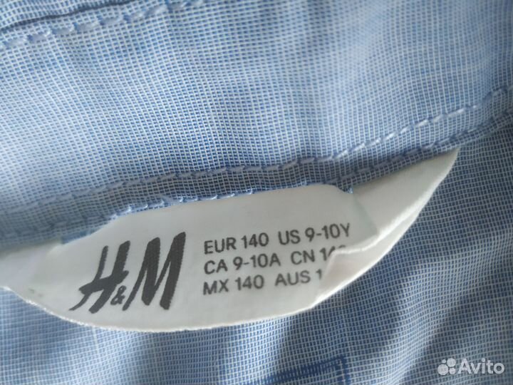 4 школьные рубашки на мальчика 140-164 см