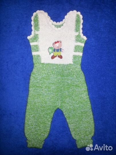 Комплект для новорожденного. Ручная работа. Новый