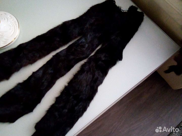 Мех норки шкурки, чулки 3 шт и просто шкурки