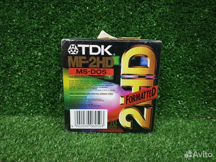 Дискеты компьютерные TDK MF-2HD запечатанные