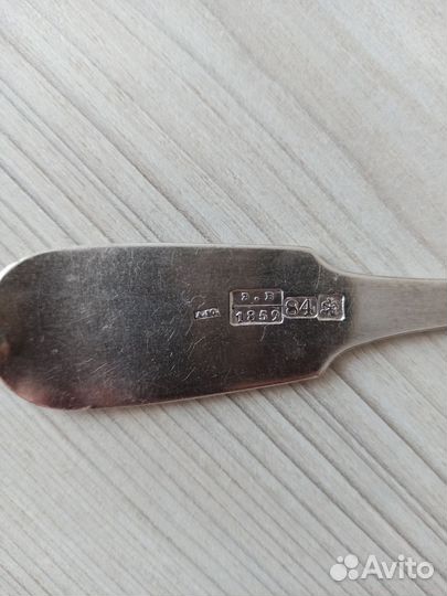 Серебряные царские ложки 84 пробы