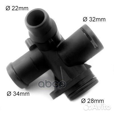 Фланец охлаждающей жидкости 93246 meat & doria